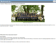 Tablet Screenshot of musikverein-echthausen.de